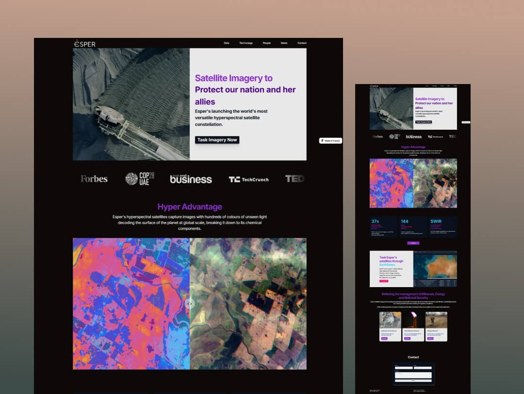 Higher Experiences Framer project