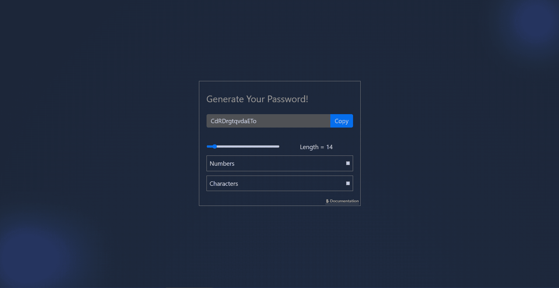 Password project